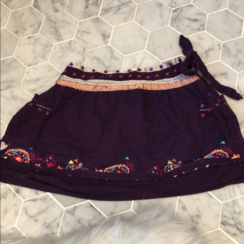 Purple skirt